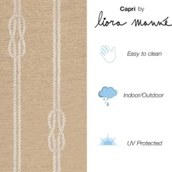 Kirkland's Home Nautical Rope Indoor/Outdoor Area Rug, 2X3- Outdoor Rugs