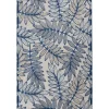 Kirkland's Home Navy And Gray Botanical Outdoor Area Rug, 6X9- Outdoor Rugs
