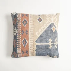 Kirkland's Home Navy And Rust Vintage Bahiti Throw Pillow- Pillows