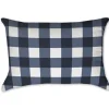Kirkland's Home Navy And White Buffalo Check Accent Pillow- Pillows