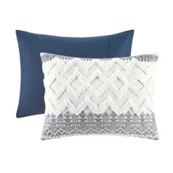 Kirkland's Home Navy And White 3-Pc. Full/Queen Comforter Set- Comforters