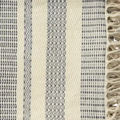 Kirkland's Home Navy And White Stripes Cotton Throw- Blankets & Throws