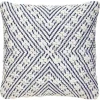 Kirkland's Home Navy And White Woven Maze Pillow- Pillows