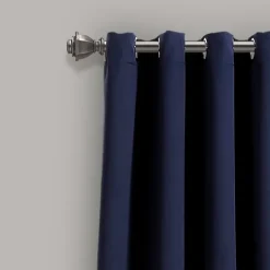 Kirkland's Home Navy Blackout Curtain Panel Set, 108 In.- Curtains & Drapes