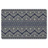 Kirkland's Home Navy Boho Lace Pattern Floor Mat- Kitchen & Floor Mats