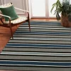 Kirkland's Home Navy Bold Stripe Indoor/Outdoor Area Rug, 7X9- Outdoor Rugs