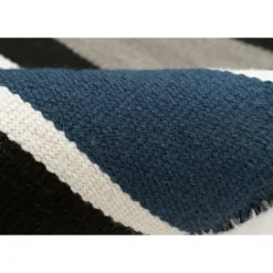 Kirkland's Home Navy Bold Stripe Indoor/Outdoor Area Rug, 7X9- Outdoor Rugs