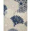 Kirkland's Home Navy Bright Floral Burst Outdoor Area Rug, 7X10- Outdoor Rugs