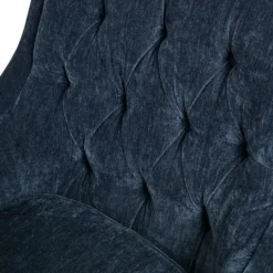 Kirkland's Home Navy Button Tufted Accent Chair- Accent Chairs