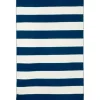 Kirkland's Home Navy Cabana Stripe Indoor/Outdoor Area Rug, 5X7- Outdoor Rugs