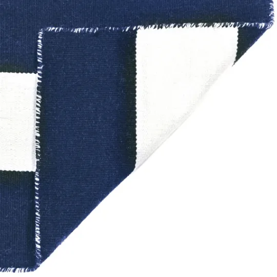 Kirkland's Home Navy Cabana Stripe Indoor/Outdoor Area Rug, 7X9- Outdoor Rugs