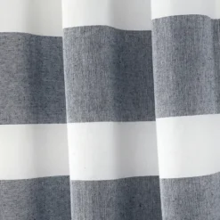 Kirkland's Home Navy Cape Cod Stripe Curtain Panel Set, 84 In.- Curtains & Drapes