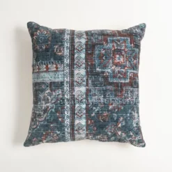 Kirkland's Home Navy Carissima Vintage Print Pillow- Pillows