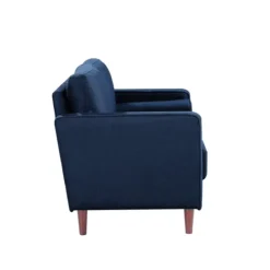 Kirkland's Home Navy Chelsea Modern Loveseat- Sofas & Loveseats