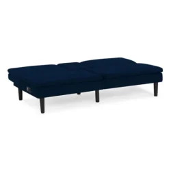 Kirkland's Home Navy Console Usb Port Convertible Sofa- Sofas & Loveseats