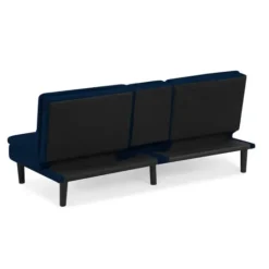 Kirkland's Home Navy Console Usb Port Convertible Sofa- Sofas & Loveseats