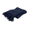Kirkland's Home Navy Cotton Tassel Throw- Blankets & Throws