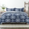Kirkland's Home Navy Daisy Medallion King 3-Pc. Comforter Set- Comforters
