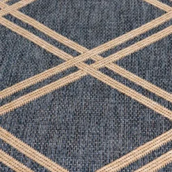 Kirkland's Home Navy Diamond Indoor/Outdoor Area Rug, 5X7- Outdoor Rugs