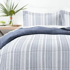 Kirkland's Home Navy Farmhouse Dreams King 3-Pc. Comforter Set- Comforters