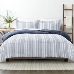 Kirkland's Home Navy Farmhouse Dreams Queen 3-Pc. Comforter Set- Comforters