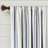 Kirkland's Home Navy Farmhouse Stripe Curtain Panels, Set Of 2- Curtains & Drapes