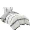 Kirkland's Home Navy Farmhouse Stripe 2-Pc. Twin Xl Duvet Set- Duvets