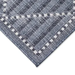 Kirkland's Home Navy Geo Lattice Outdoor Area Rug, 6X9- Outdoor Rugs