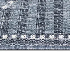 Kirkland's Home Navy Geo Lattice Outdoor Area Rug, 6X9- Outdoor Rugs