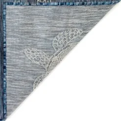 Kirkland's Home Navy Harrison Turtle Indoor/Outdoor Area Rug, 4X7- Outdoor Rugs
