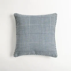 Kirkland's Home Navy Houndstooth Throw Pillow- Pillows
