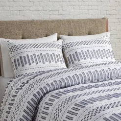 Kirkland's Home Navy Jacquard California King 3-Pc. Comforter Set- Comforters