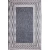 Kirkland's Home Navy Linear Macy Indoor/Outdoor Area Rug, 7X9- Outdoor Rugs