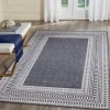 Kirkland's Home Navy Linear Macy Indoor/Outdoor Area Rug, 4X7- Outdoor Rugs