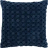 Kirkland's Home Navy Looped Cotton Throw Pillow- Pillows
