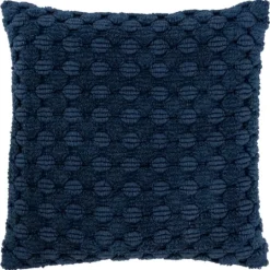 Kirkland's Home Navy Looped Cotton Throw Pillow- Pillows