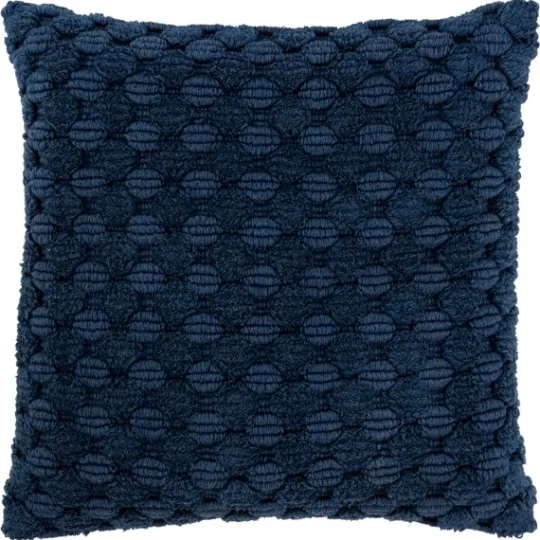 Kirkland's Home Navy Looped Cotton Throw Pillow- Pillows