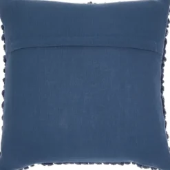 Kirkland's Home Navy Looped Yarn Wool Pillow- Pillows