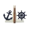 Kirkland's Home Navy Metal Coastal Bookends, Set Of 2- Decorative Accents