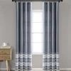 Kirkland's Home Navy Nantucket Fringe Curtain Panel Set, 84 In.- Curtains & Drapes