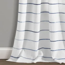 Kirkland's Home Navy Ombre Stripe Curtain Panel Set, 84 In.- Curtains & Drapes
