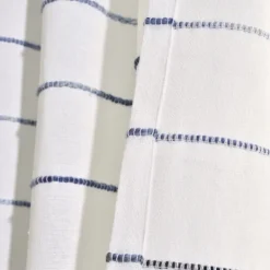 Kirkland's Home Navy Ombre Stripe Curtain Panel Set, 95 In.- Curtains & Drapes
