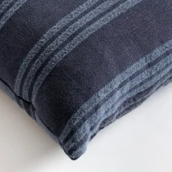 Kirkland's Home Navy Providence Stripe Pillow- Pillows