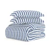 Kirkland's Home Navy Rugged Stripe 2-Pc. Twin Duvet Cover Set- Duvets