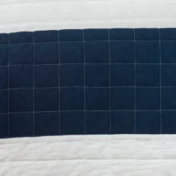 Kirkland's Home Navy Stripe 3-Pc. Full/Queen Quilt Set- Quilts