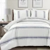 Kirkland's Home Navy Stripe 3-Pc. King Comforter Set- Comforters