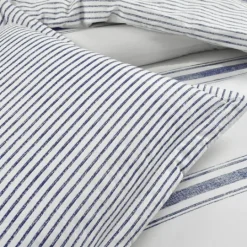 Kirkland's Home Navy Stripe 3-Pc. King Comforter Set- Comforters