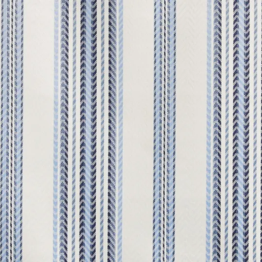 Kirkland's Home Navy Stripe Ricci Blackout Curtain Shade, 23 In.- Curtains & Drapes