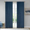 Kirkland's Home Navy Velvet Greta Curtain Panel Set, 95 In.- Curtains & Drapes