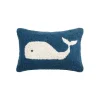 Kirkland's Home Navy Whale Lumbar Pillow- Pillows